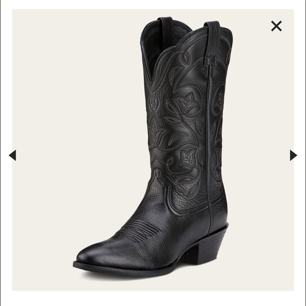 Ariat - HERITAGE R TOE WESTERN BOOT Women’s size 10 wide calf